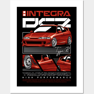 Integra Type R DC2 JDM Car Posters and Art
